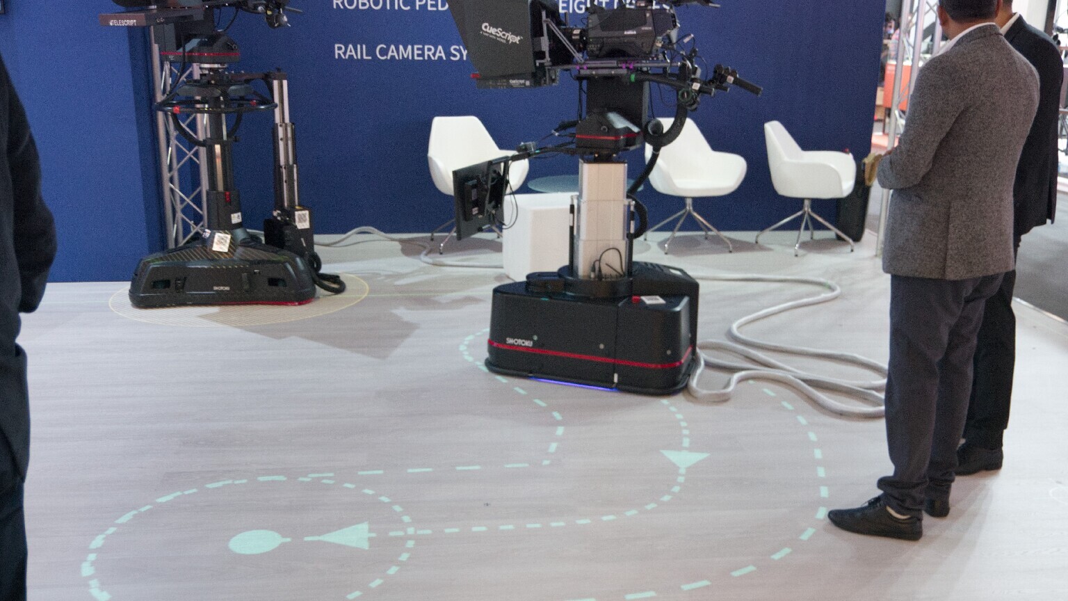 Shotoku’s new SoftRail can create any path - even crossover loops impossible with physical track 